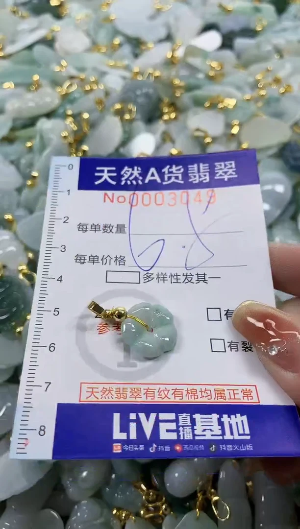 颈饰未镶嵌翡翠天然A货翡翠