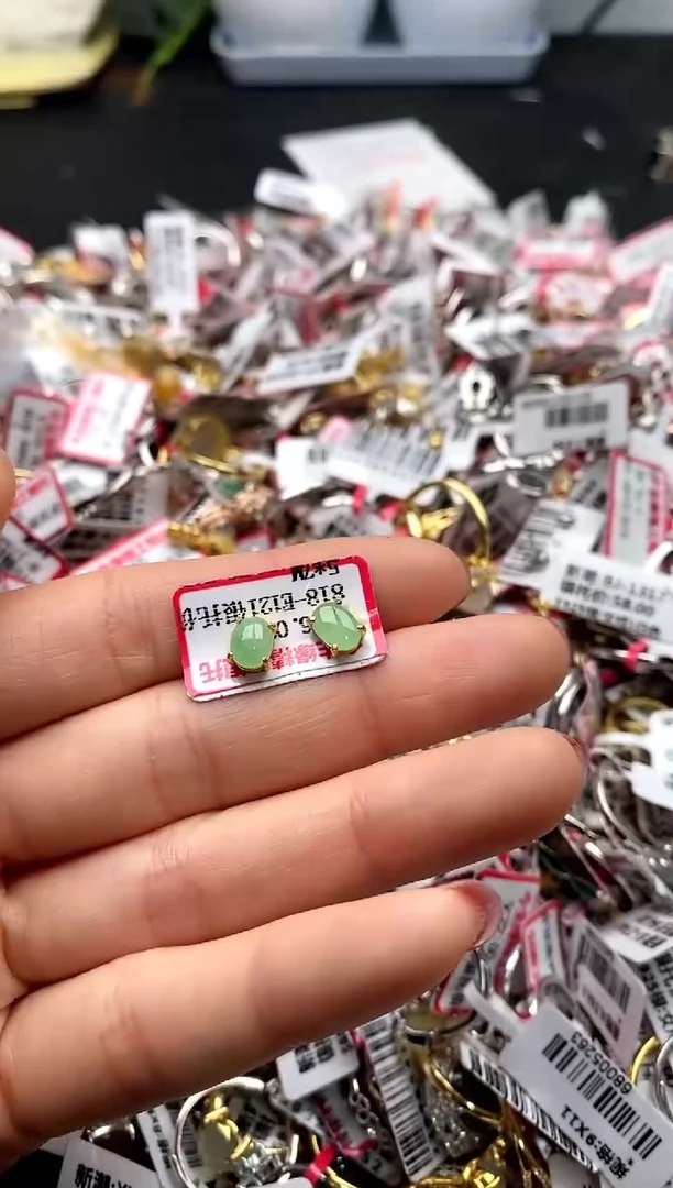 【闪购商品】翡翠戒指银S925镶嵌11111111     3