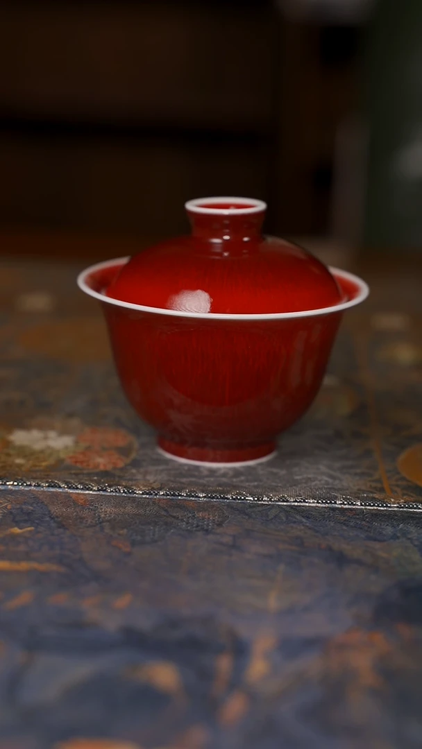 【闪购商品】杯郎红盖碗 郎红盖碗