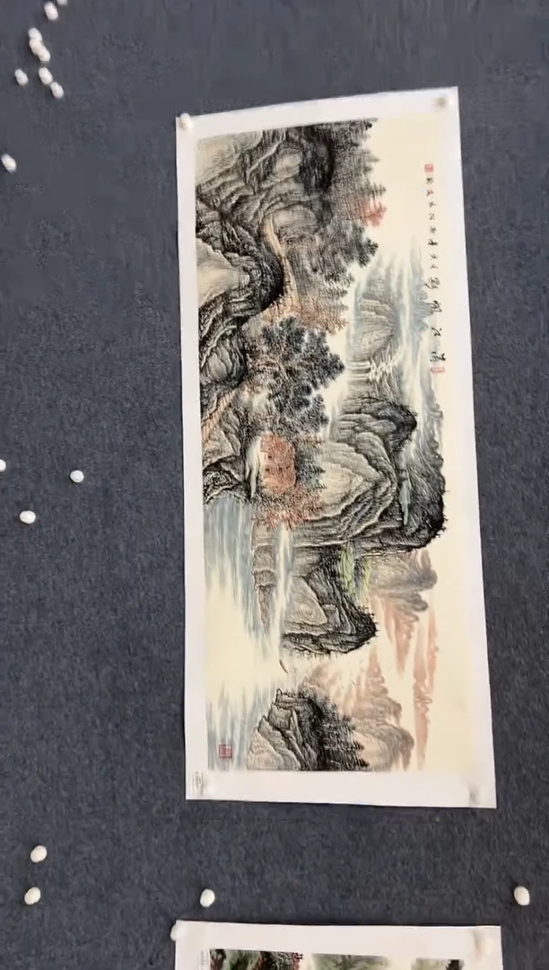 【闪购商品】国画2.21-冯高翔-荣原-6尺山水-027