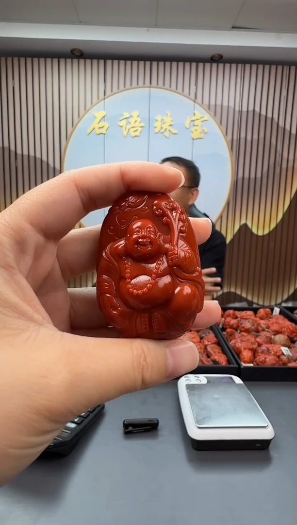 未镶嵌雕刻南红玛瑙031ZB1019产品一个