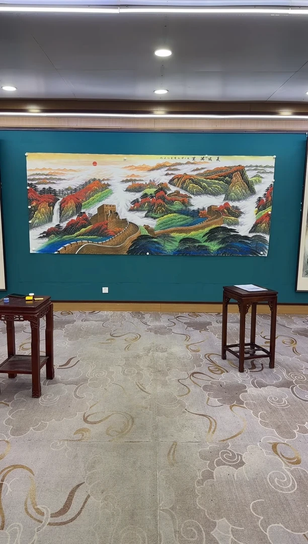 绘画绘画Y-王红兵-大丈二-山水画