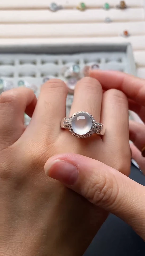 未镶嵌戒指翡翠馒****头4444444+2