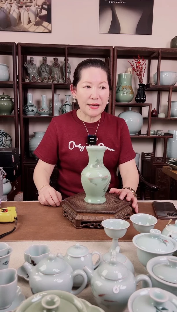 杯纯手工 绞胎 小花瓶