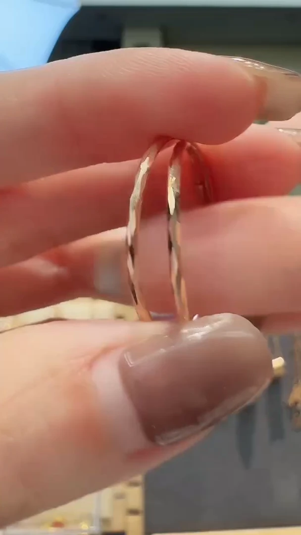 18K金耳饰18K金时尚大耳环