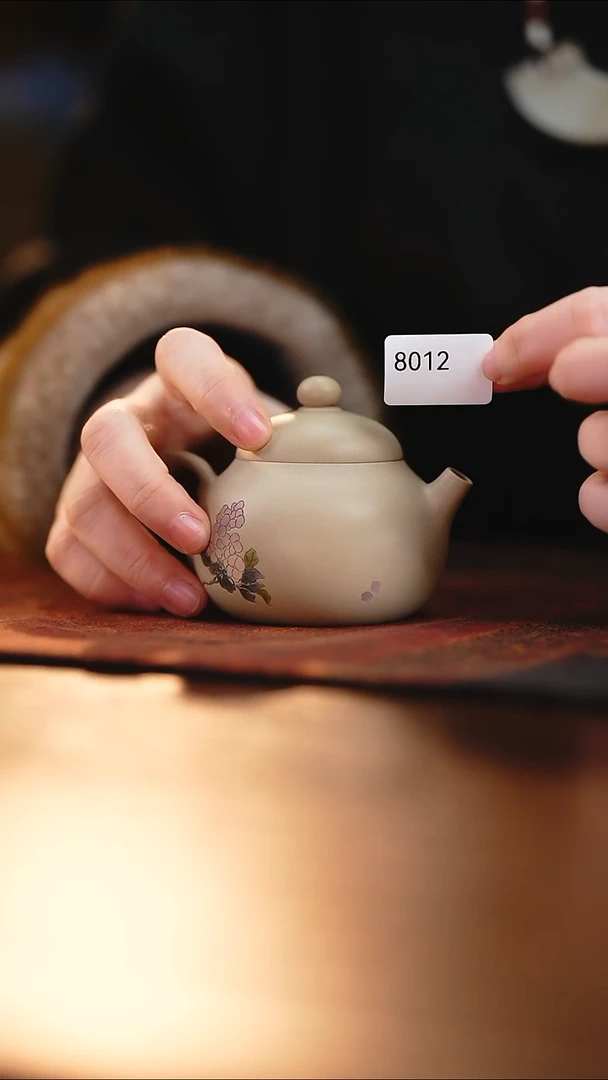 雲梦茶器紫陶茶壶8012