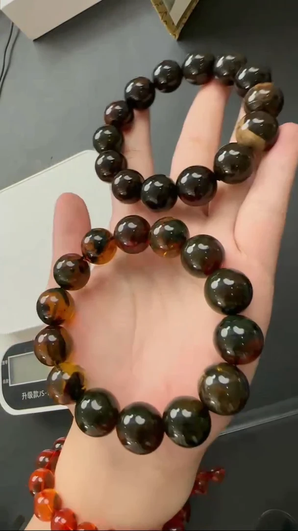 【闪购商品】琥珀手串未镶嵌WY0219084多样性发一