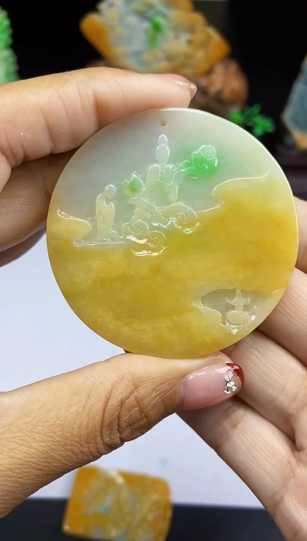 【闪购商品】翡翠颈饰未镶嵌翡翠A货