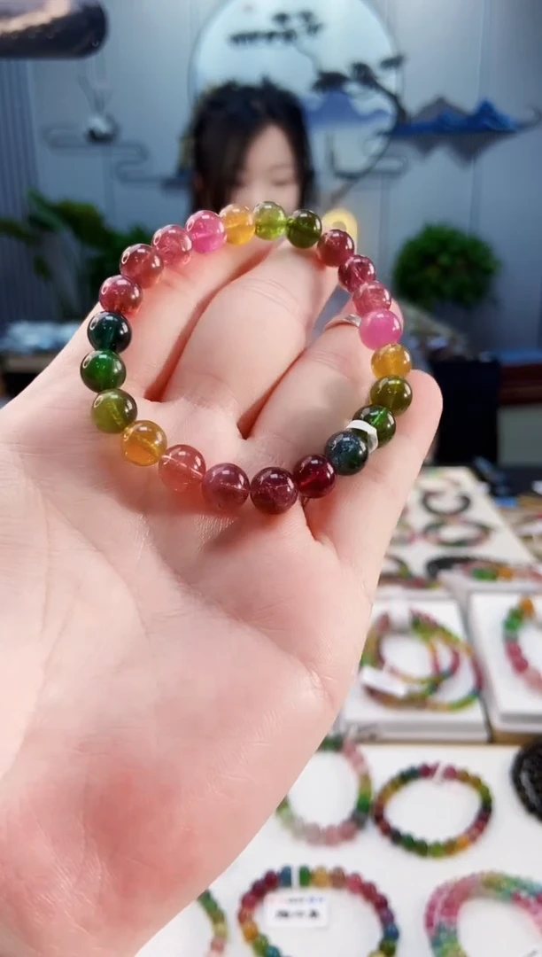 【闪购商品】碧玺手链未镶嵌G2167单圈颜色微差发1