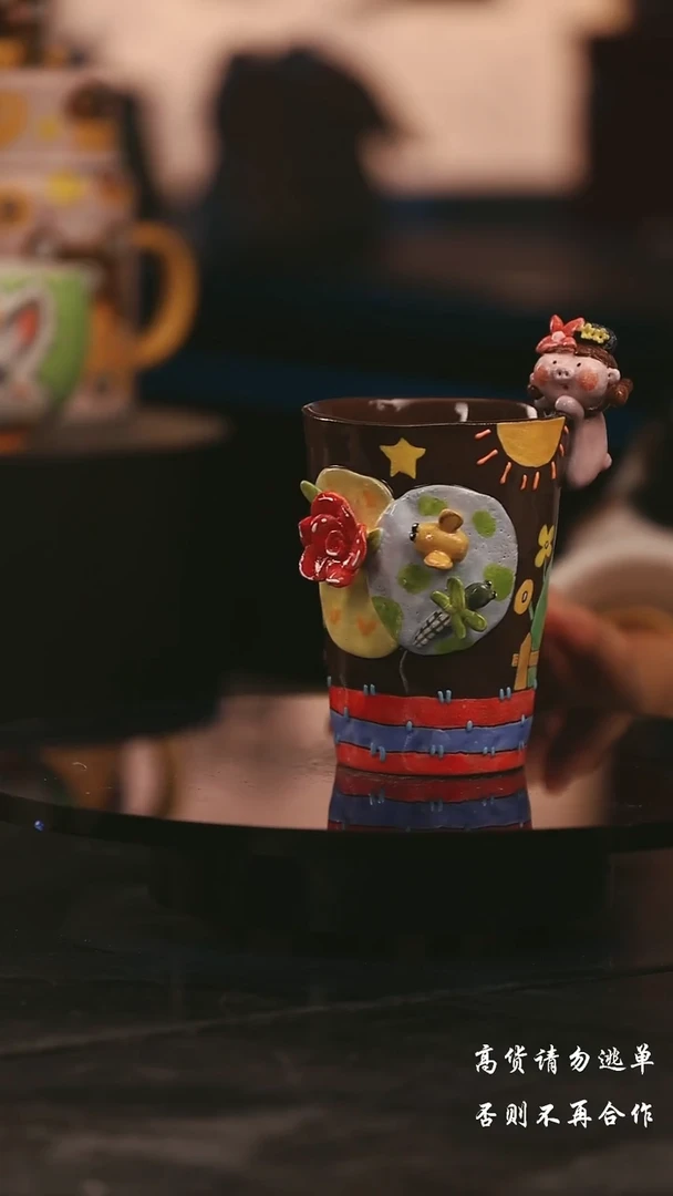 陶瓷景德镇可爱设计师款陶瓷