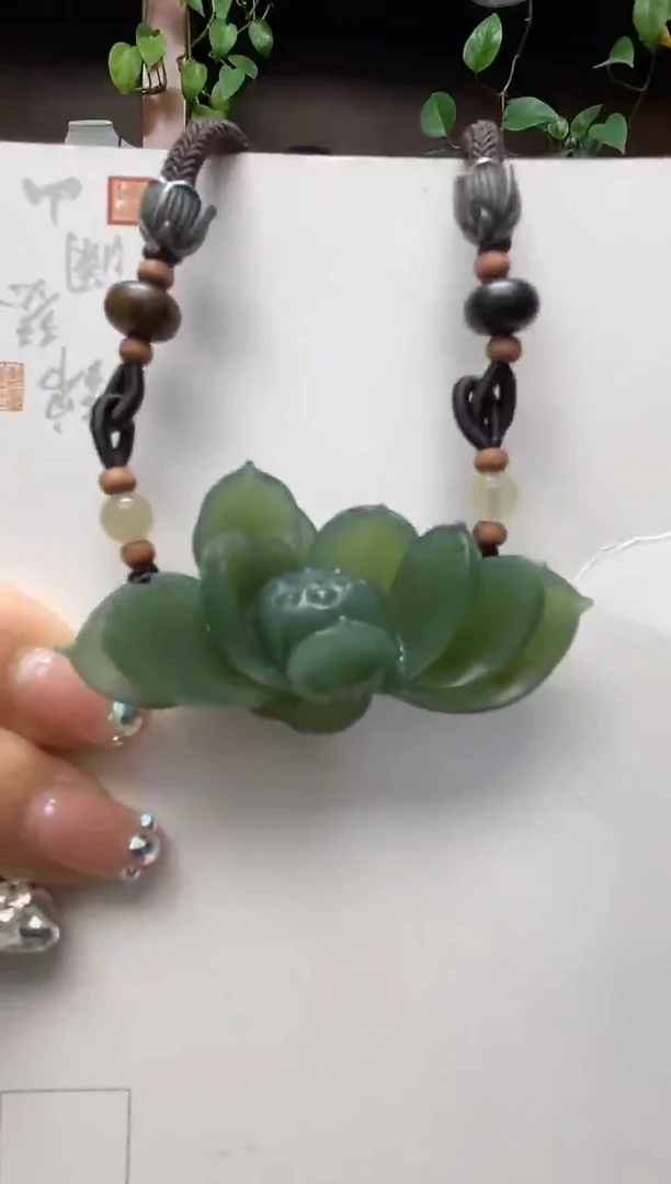 未镶嵌岫玉吊坠多样性发货其中发一