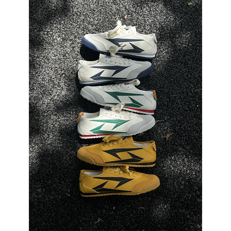 NewRockStarChoppa赛车鞋低帮德训鞋平底休闲板鞋时尚百搭阿甘鞋