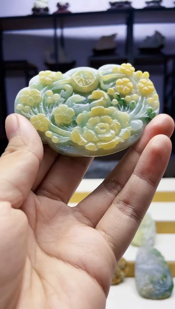 定制翡翠未镶嵌毛货06120125