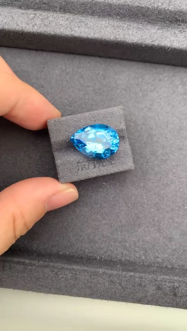 托帕石裸石14.1ct托帕石 定制 GE