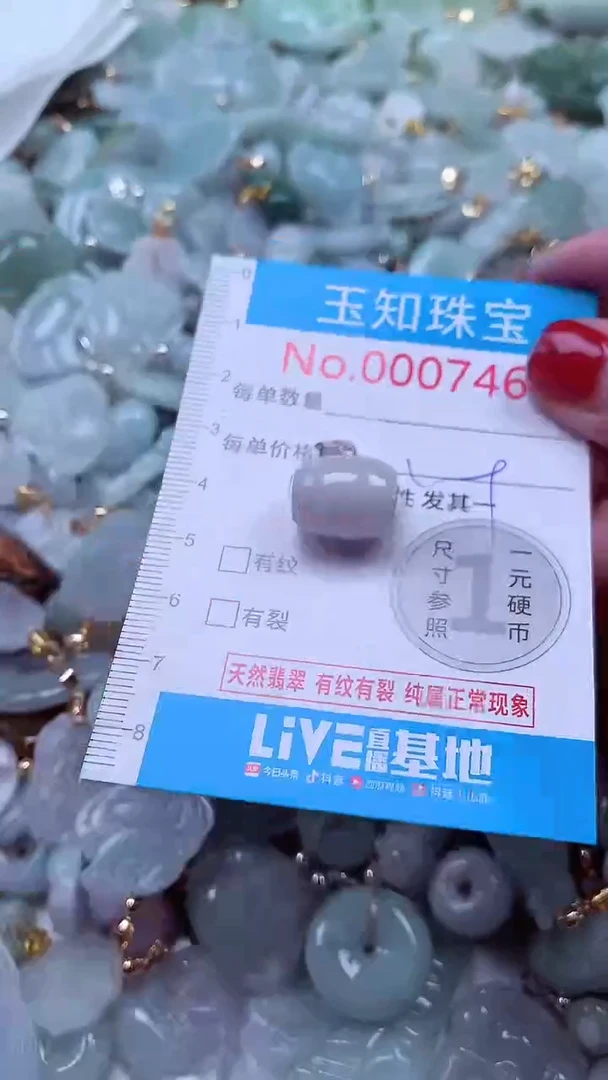 吊坠(不含链)未镶嵌翡翠7464