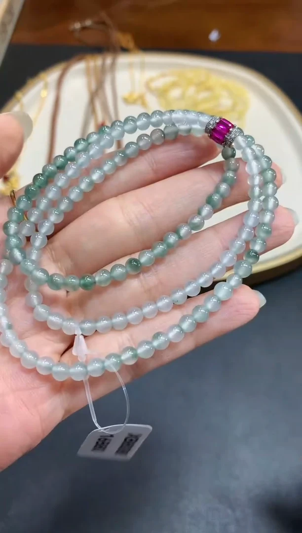 【闪购商品】翡翠项链未镶嵌W794|12000