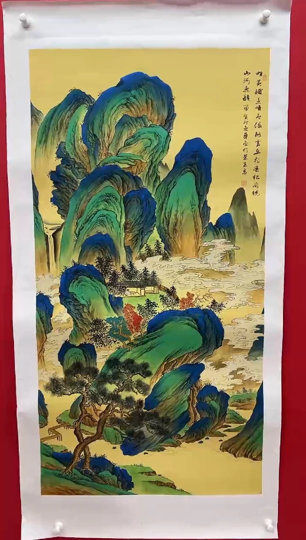 国画画家陆远华纯手绘原作