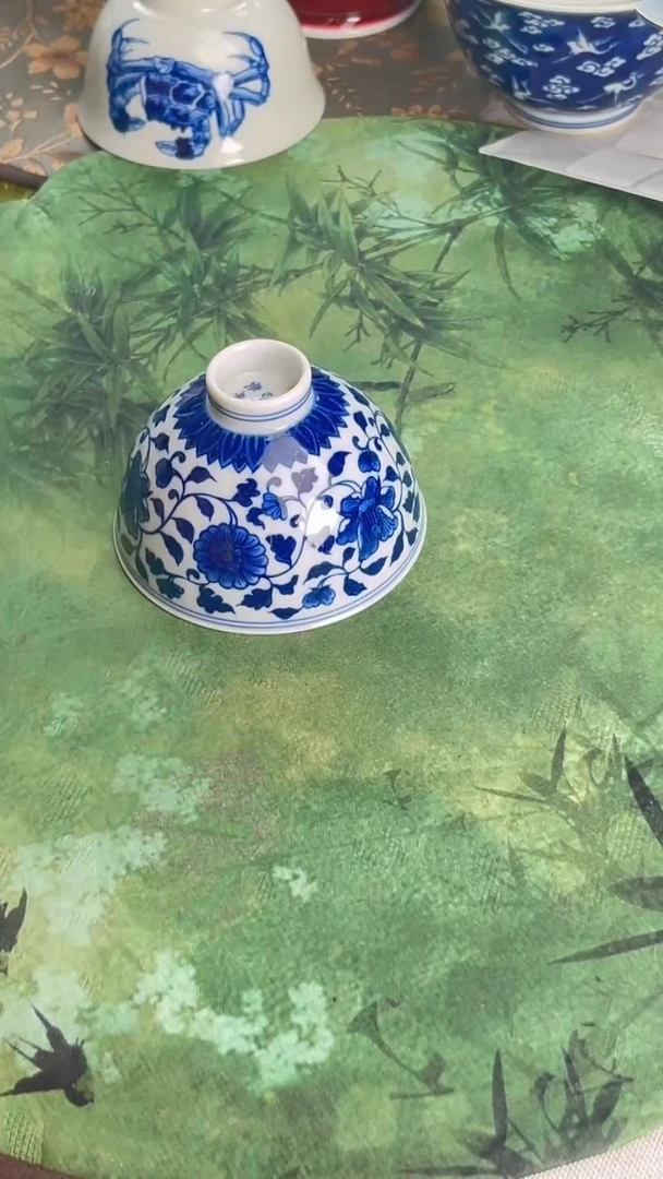 瓷片景德镇毛仔柴窑杯