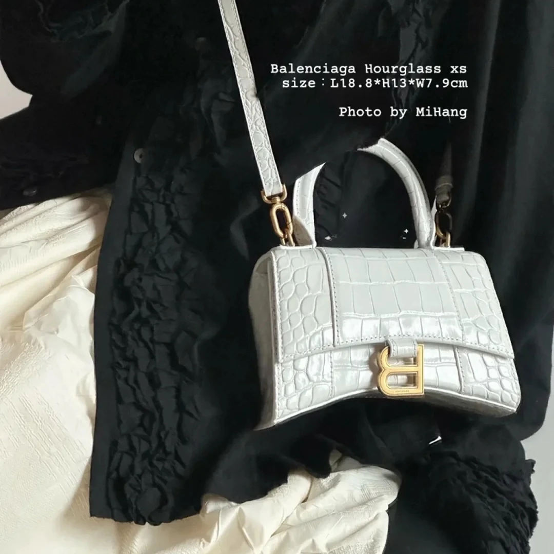 99新 Balenciaga/巴黎世家 沙漏xs白金鳄压/99新/优选