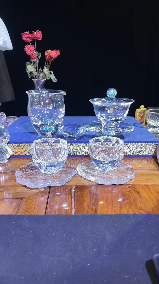 八件套水晶茶具套装