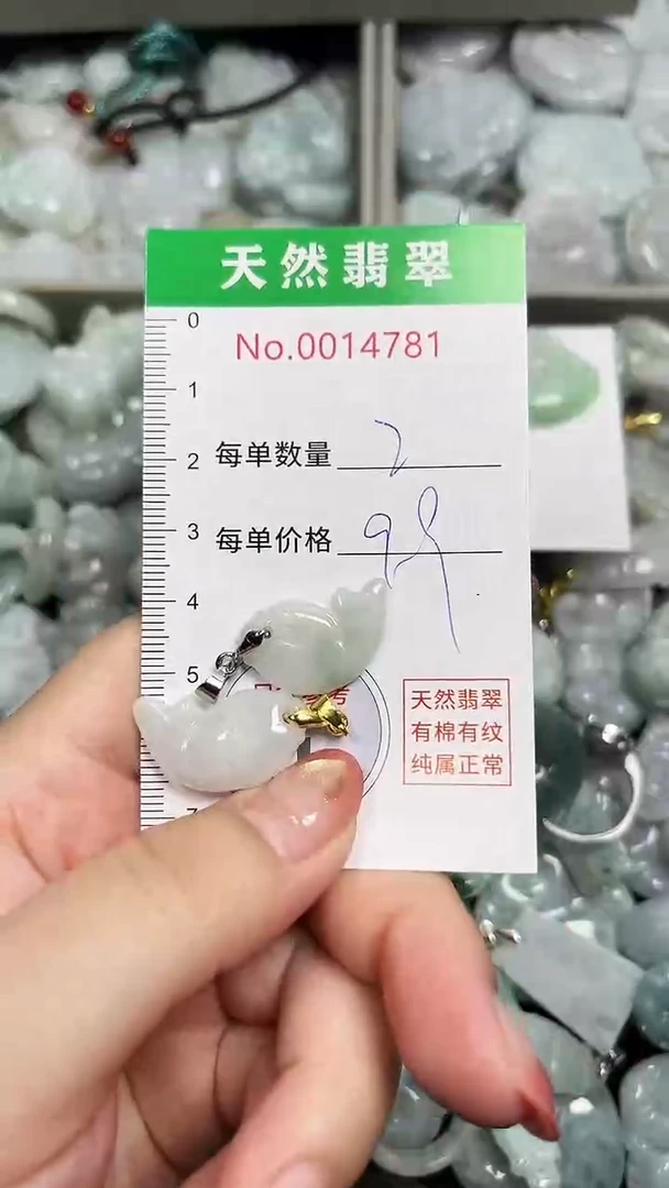 翡翠未镶嵌吊坠(不含链)4781