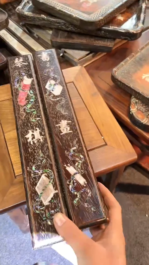 【闪购商品】非洲紫檀（红花梨）镇尺