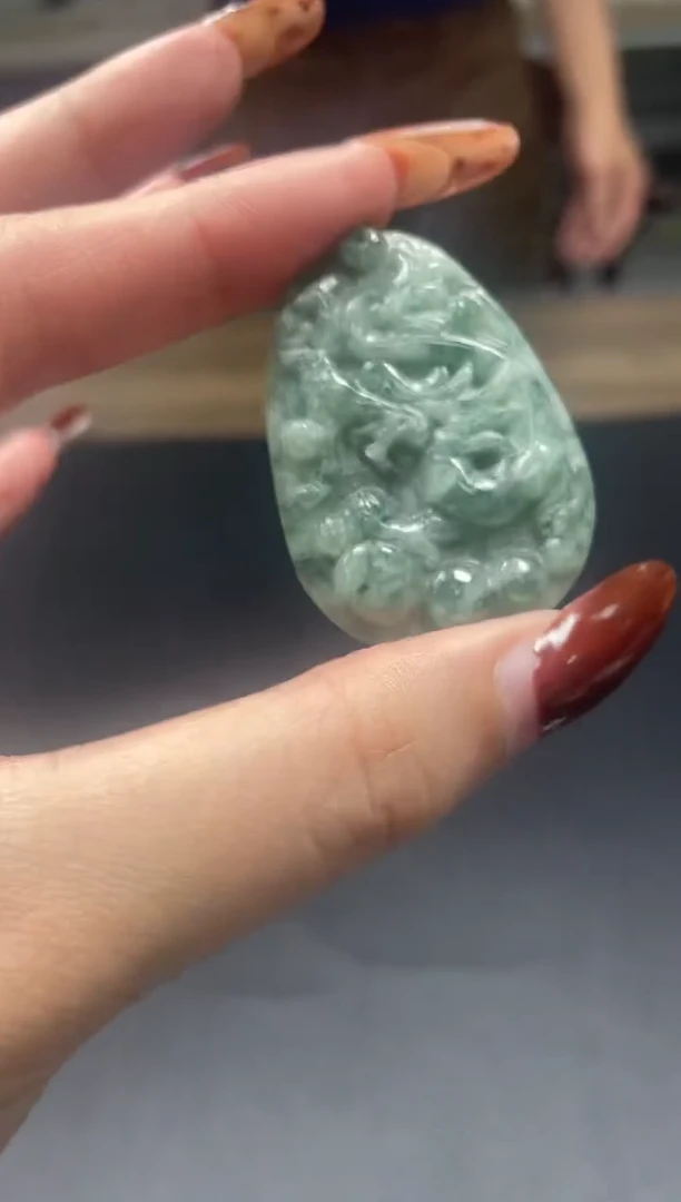 颈饰未镶嵌翡翠天然缅料A货多样性发一件22