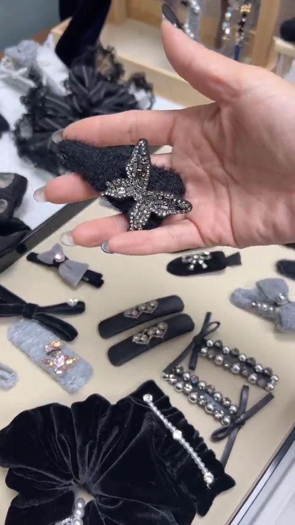 非金属布艺简约发饰