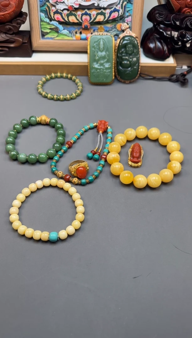 【闪购商品】蜜蜡裸石未镶嵌手串手串