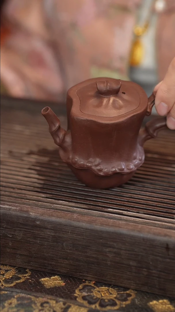 茶壶紫砂原矿手工制作