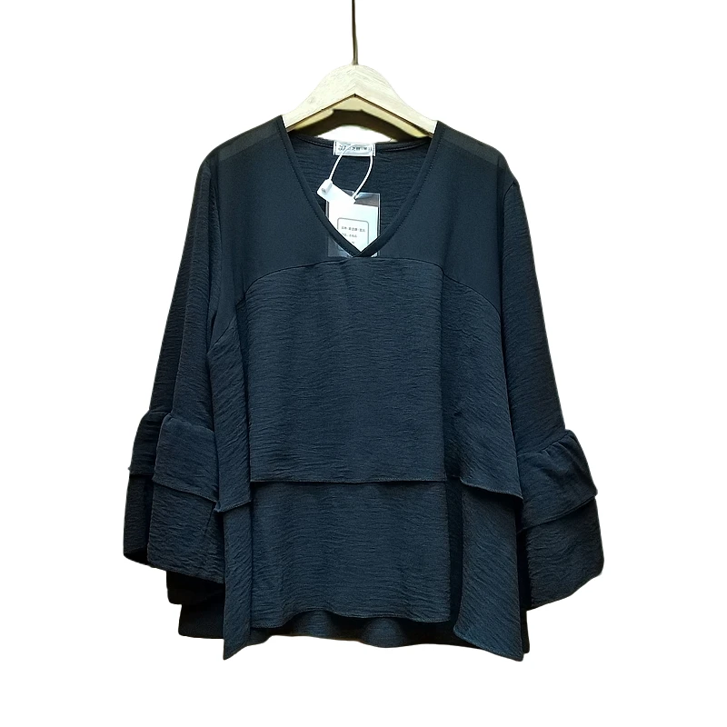 8538新之峰夏季新款上新休闲潮流百搭舒适气质上衣时尚女士宽松