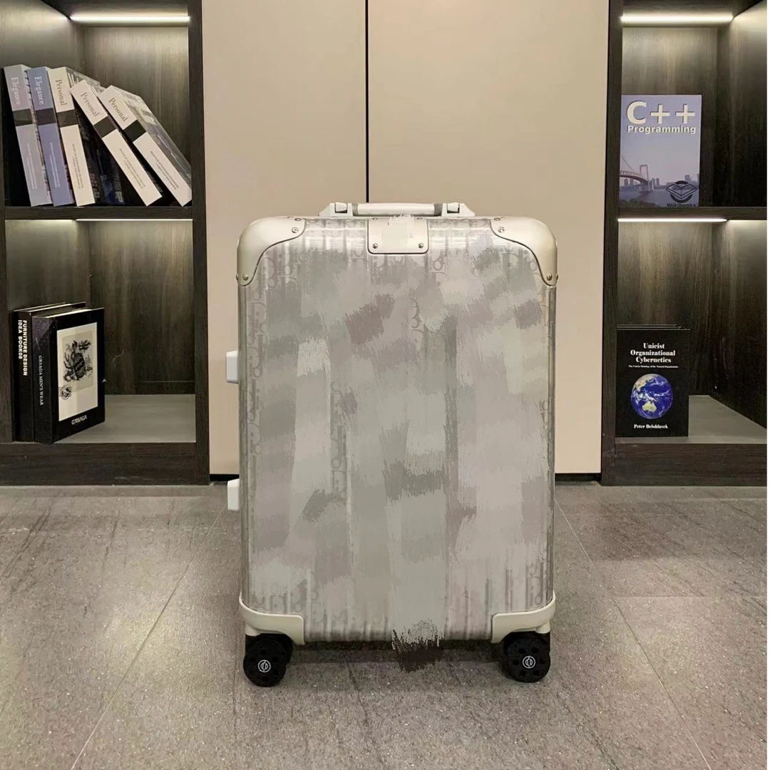 高定 日莫家 D家专享链接 铝镁合金行李箱 旅行箱 定制006海关锁