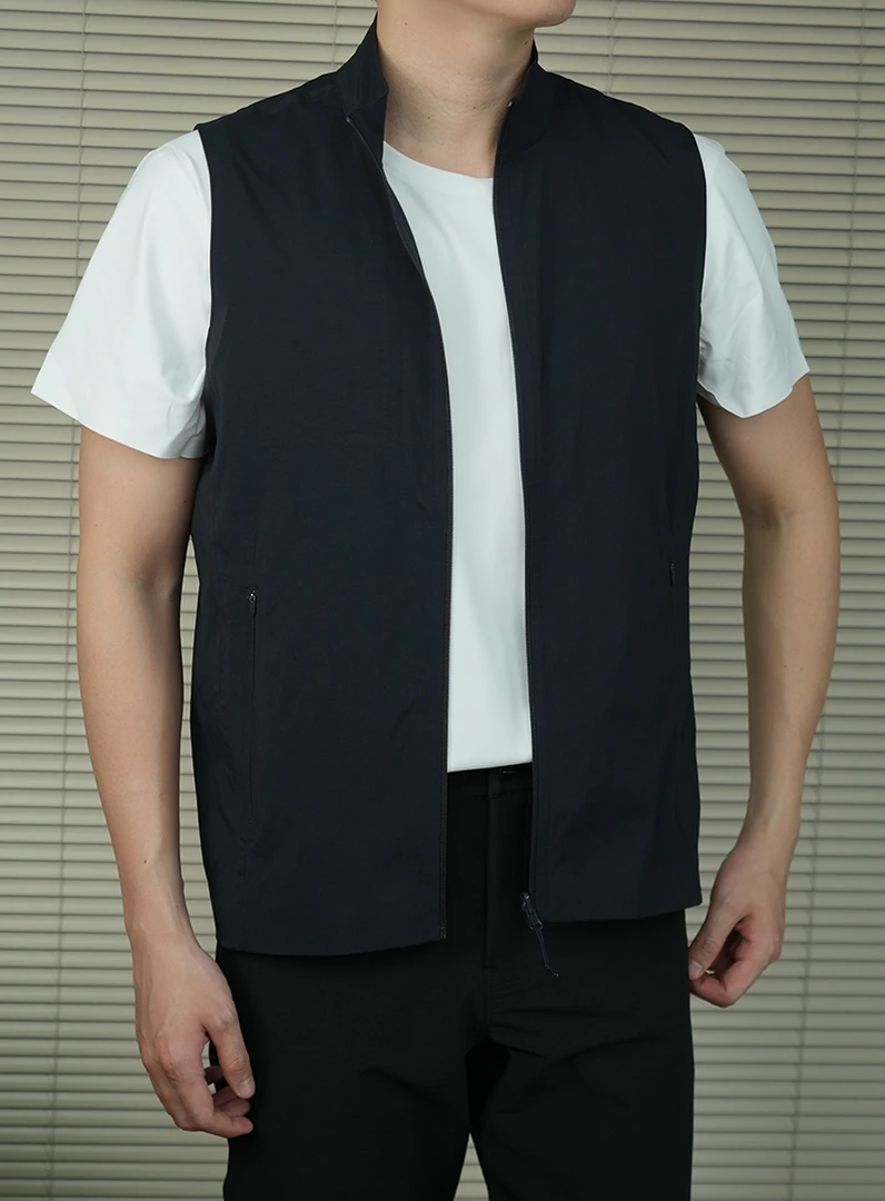 【QQ STUDIO】双面马甲背心防风防泼水男款