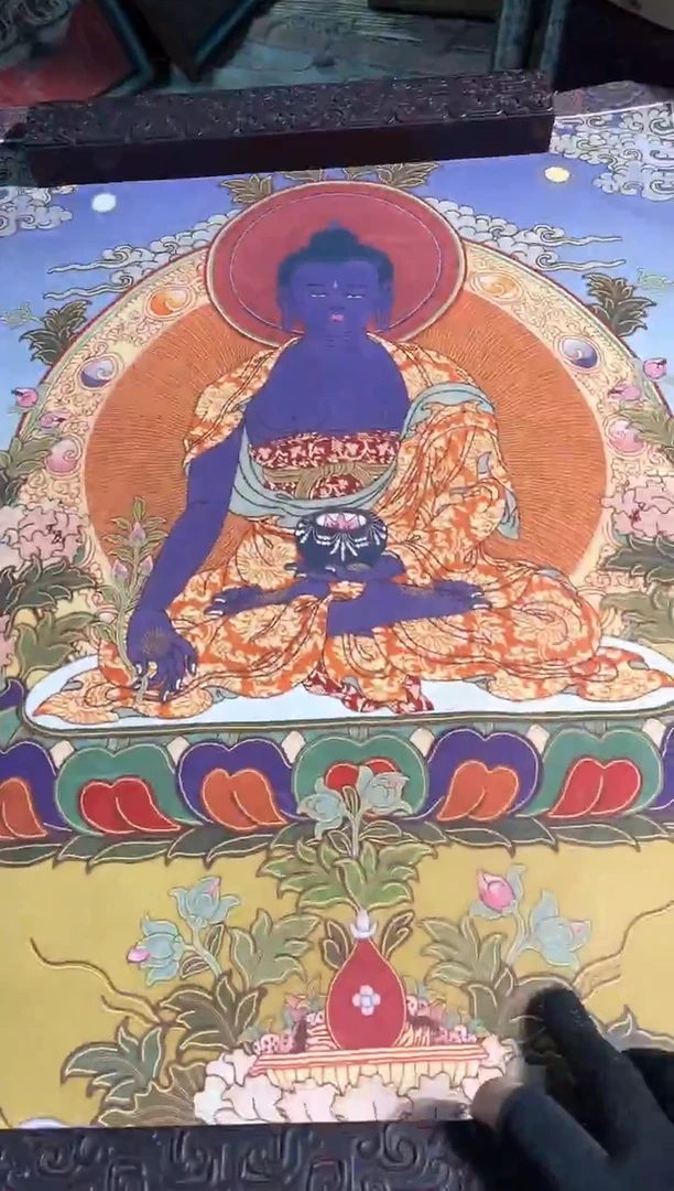 卷轴画天天的唐卡tk160