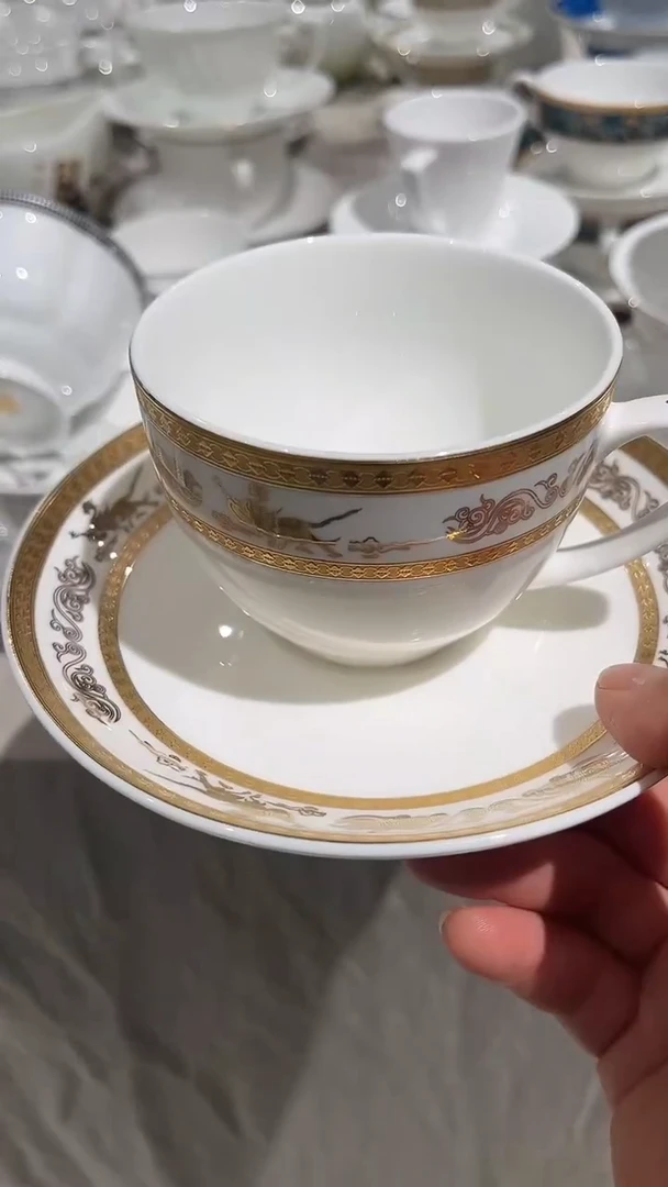 瓷咖啡杯碟隆达骨质瓷