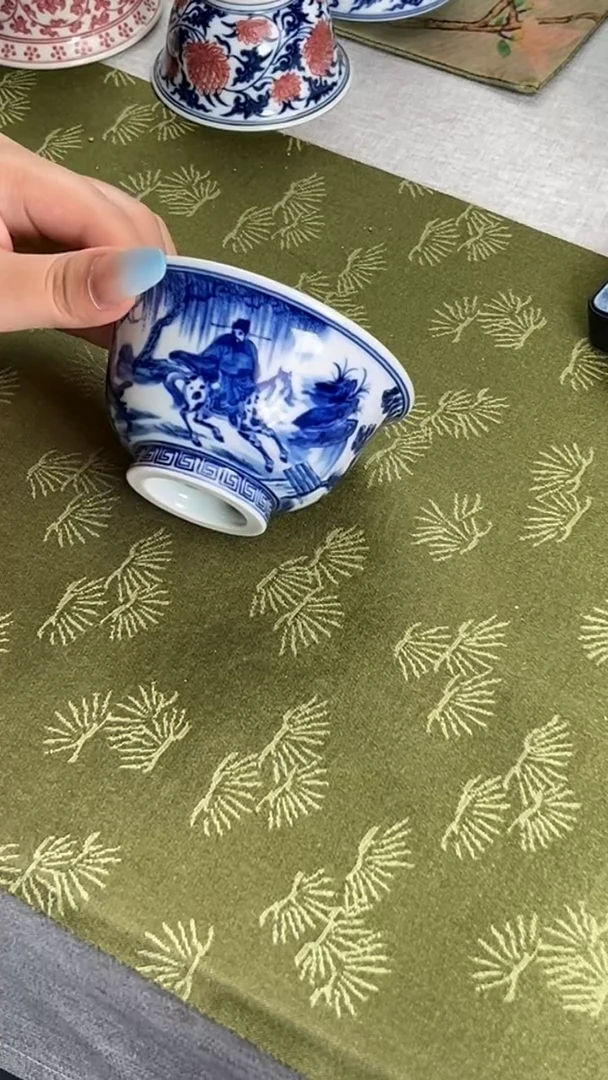 瓷片景德镇毛仔柴窑杯