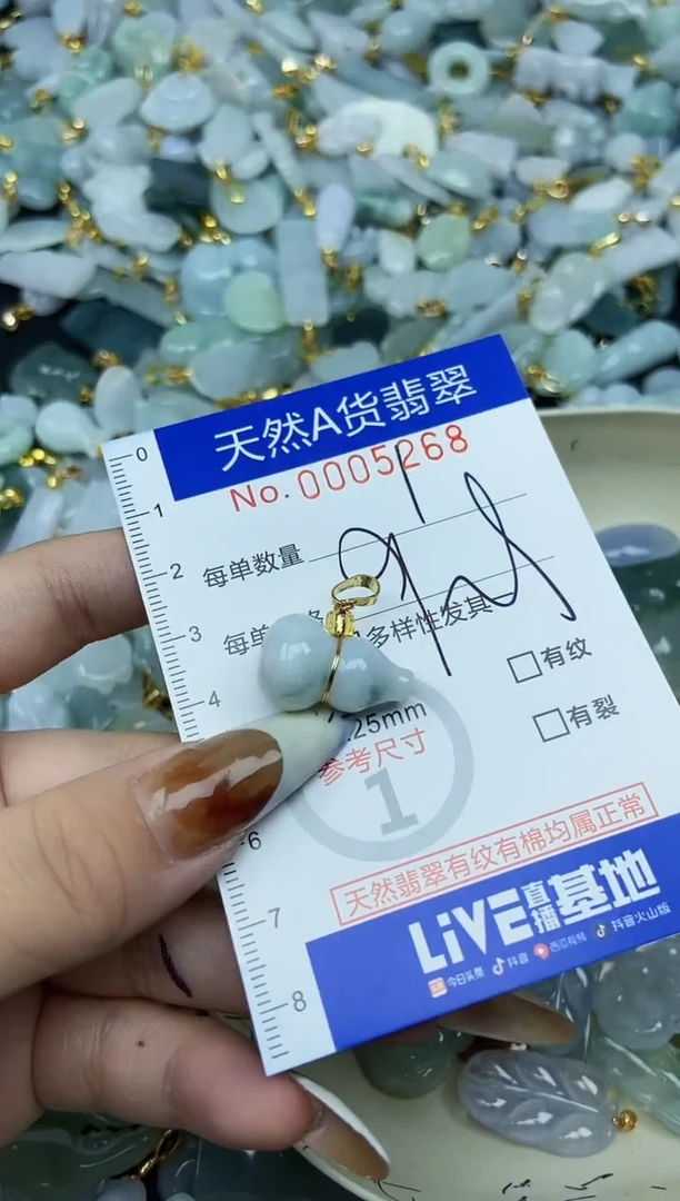 【闪购商品】翡翠颈饰未镶嵌天然A货翡翠