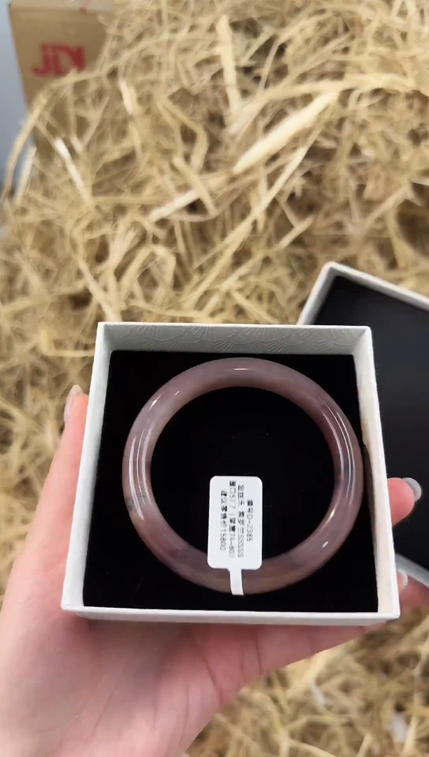 未镶嵌手镯石英质玉D2385