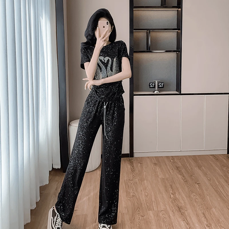 《满天星·施华洛天鹅》满钻·两件套·套装