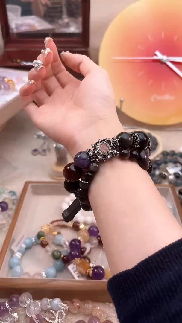 【闪购商品】水晶手链未镶嵌多样性发货发其一颜色微差