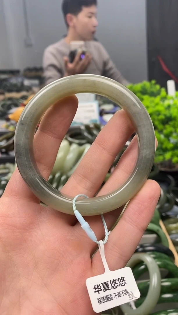 未镶嵌手镯和田玉58.5