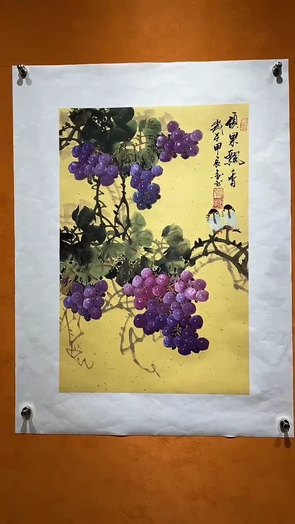 国画刘金玉老师亲笔手绘