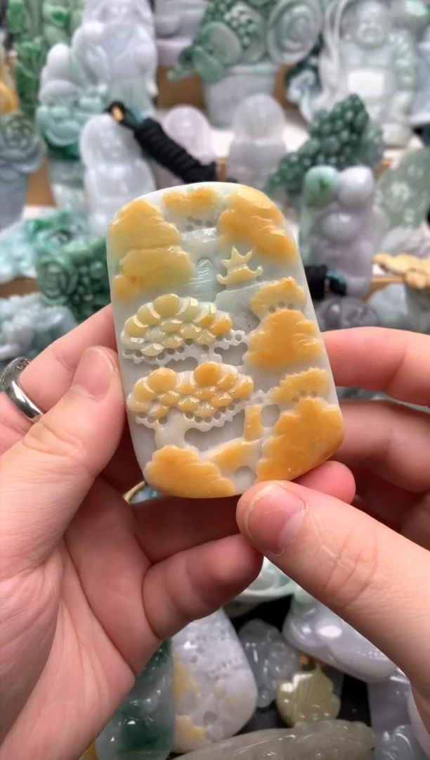 吊坠(不含链)未镶嵌翡翠1