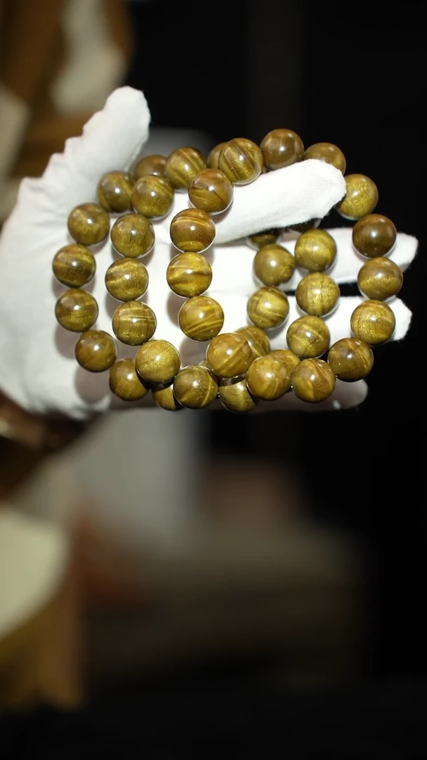 【闪购商品】阴沉木手串/手链1.5阴沉绿料满水波果香大高货