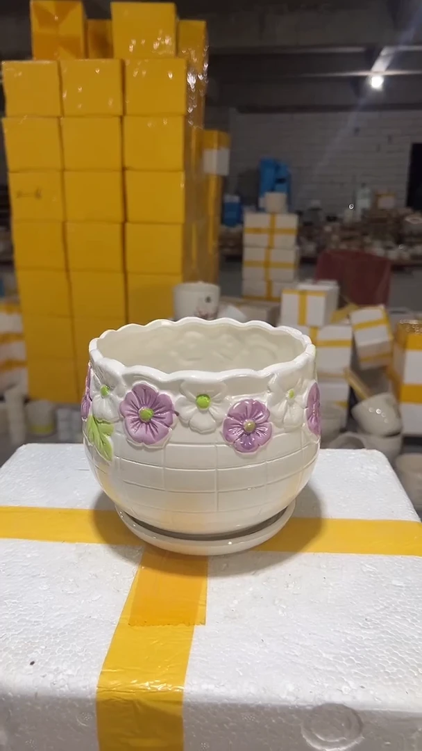 高温陶瓷花盆+Q100