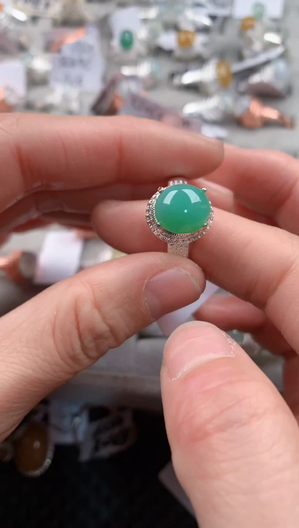 未镶嵌戒指翡翠111  81