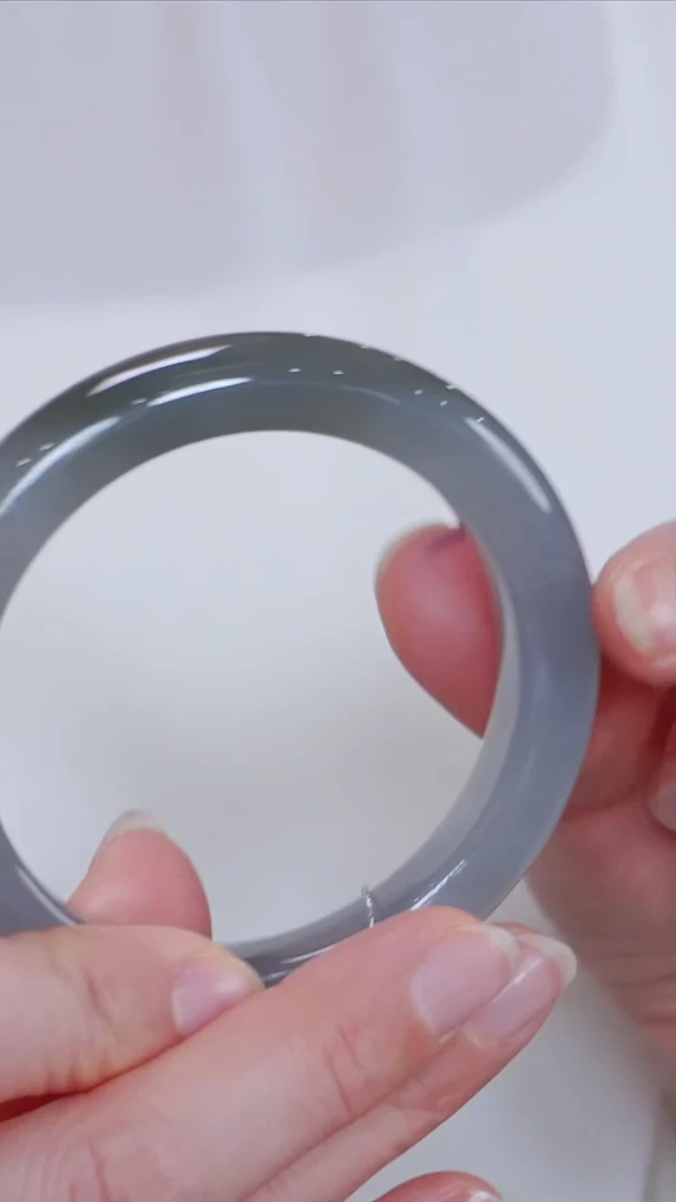 和田玉手镯未镶嵌54【】圈口57.5