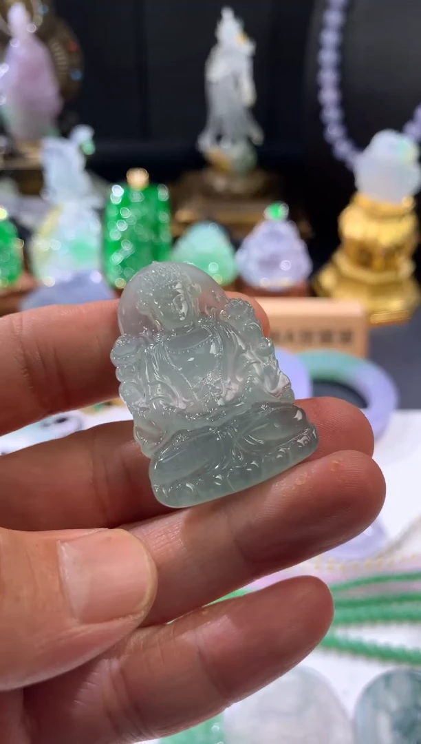 吊坠(不含链)未镶嵌翡翠天然翡翠吊坠