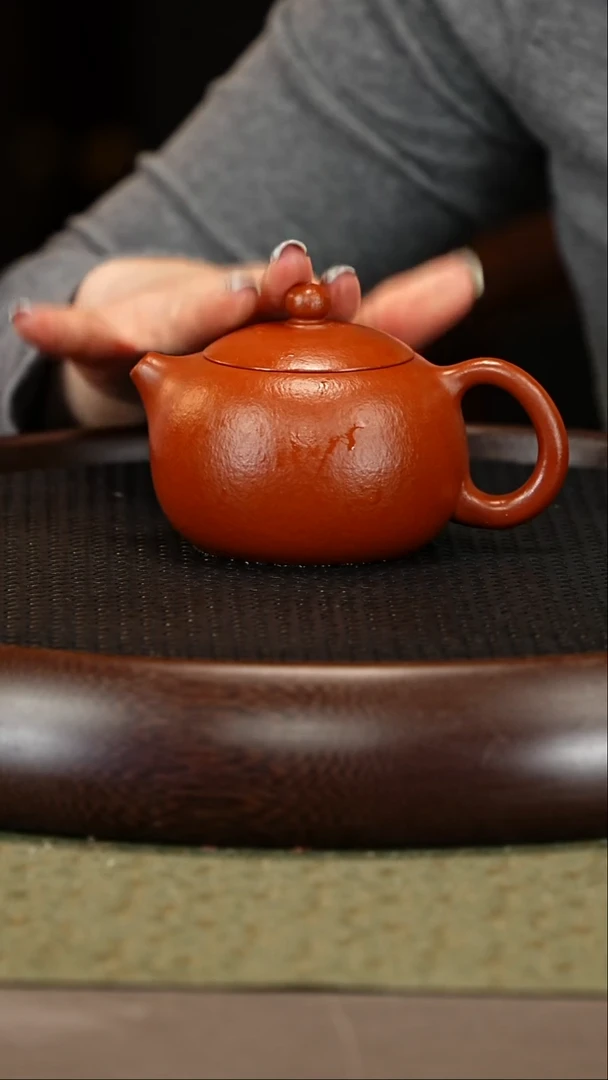 茶壶紫砂57 惠慧 孟臣朱泥 西施240cc