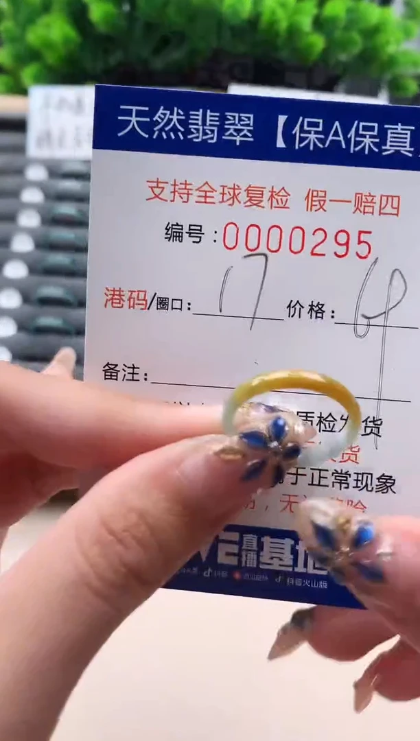 未镶嵌戒指翡翠  295